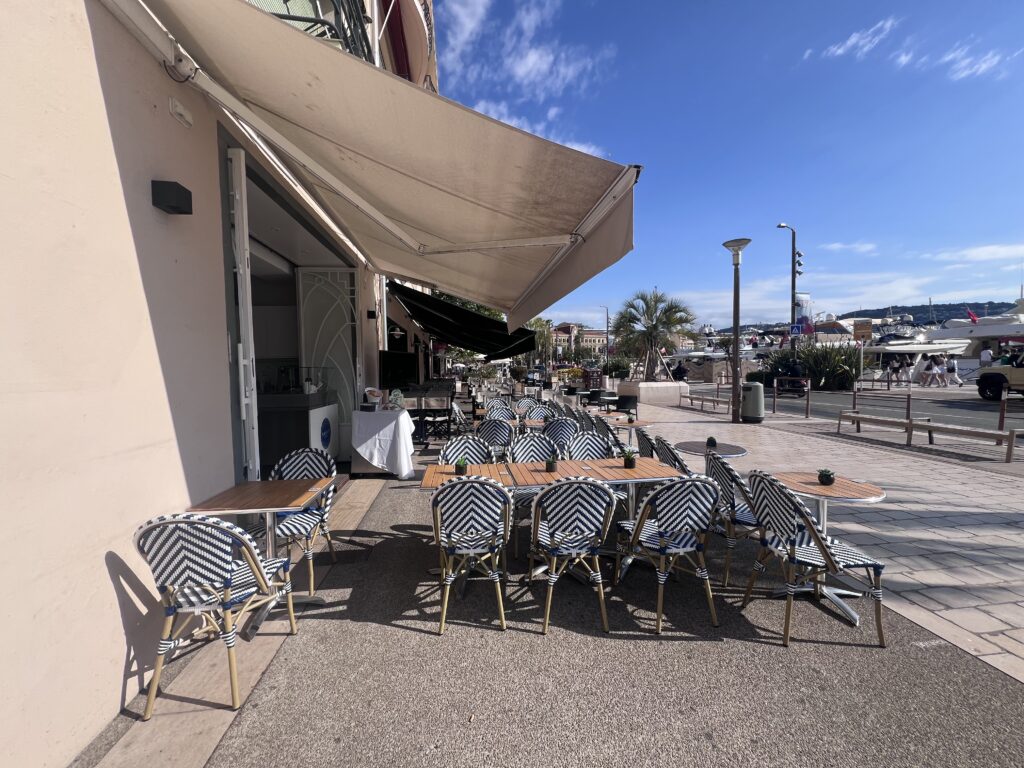 Terrasse Sweet Italia Vieux Port Cannes
